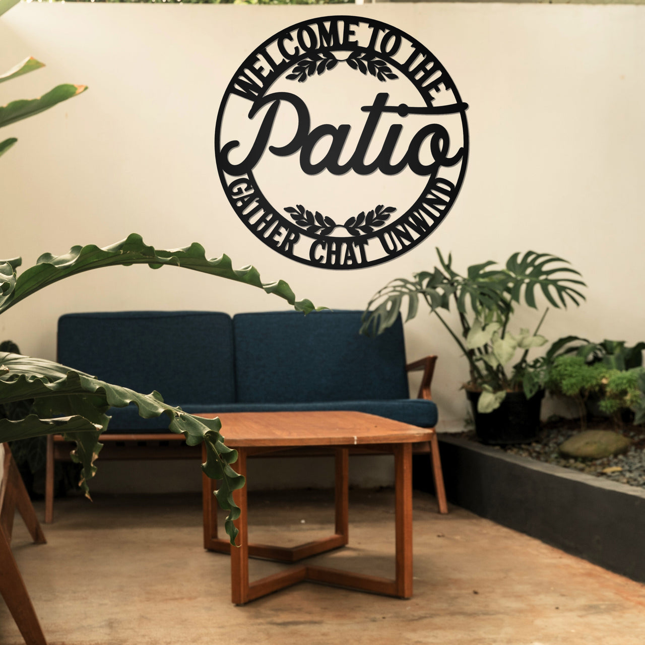 Welcome to the Patio Sign